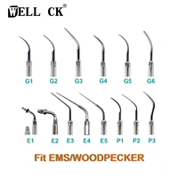 wellck dental ultrasonic scaler tip scaling periodontics endodontics endo perio scaling tips g p e fit for ems woodpecker scaler