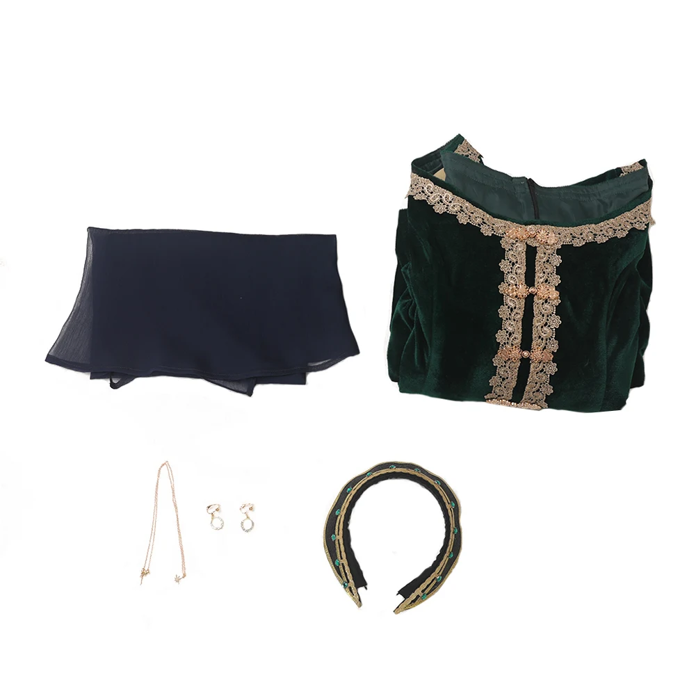 Alicent Cos Hightower косплей зеленое платье Хэллоуин карнавальный костюм дракон