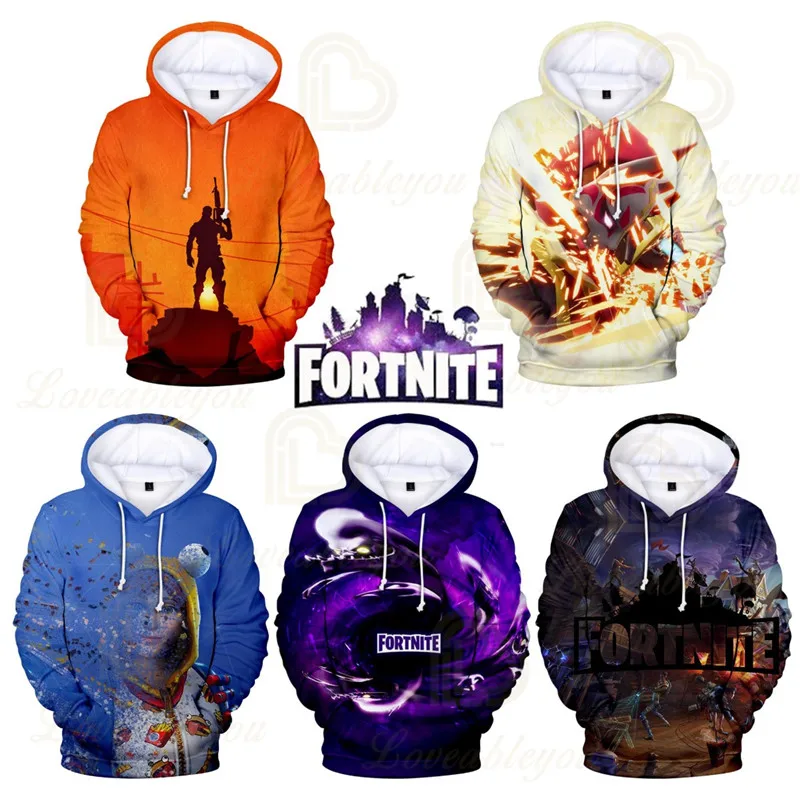 

Fortnite 2022 New Men Women Fashion Casual Hoodies Kids Autumn Winter Clothes Youth Game Cosplay Sweater Battle Royale Clothes