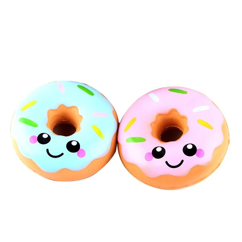 

2021 11cm Lovely Doughnut Cream Scented Squishy Slow Rising Squeeze Stress Soft Toy Funny Gadgets Kawai Donut Wholesale Dropship