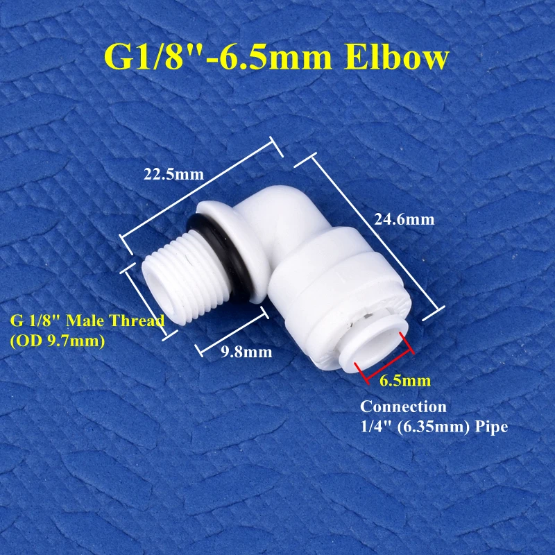 

Пластиковый шаровой поплавковый клапан SgooHan G1/8 "3/8", 2.8~9.5 мм