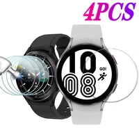 4pcs 9h tempered glass screen protectors for samsung galaxy watch 4 4044mm classic 4246mm watch 4 glass protecor anti scrach