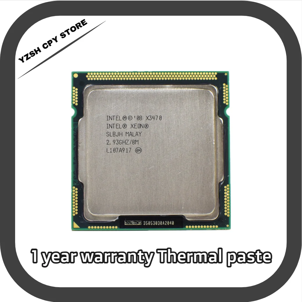Процессор Intel Xeon X3470 кэш 8 Мб 2 93 ГГц SLBJH LGA 1156
