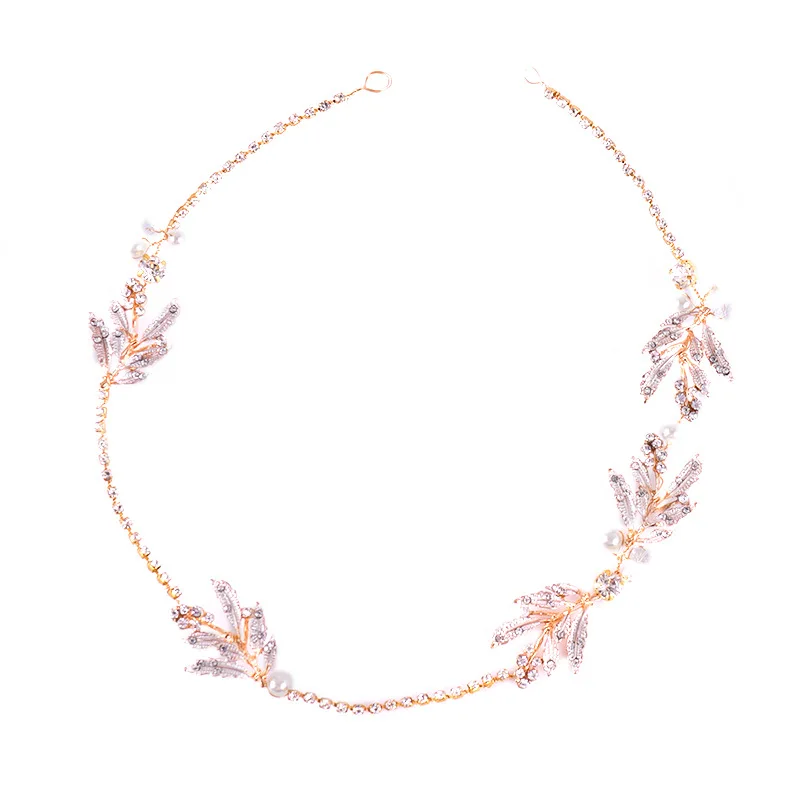 

Exquisite crystal headband headdress wedding dress accessories