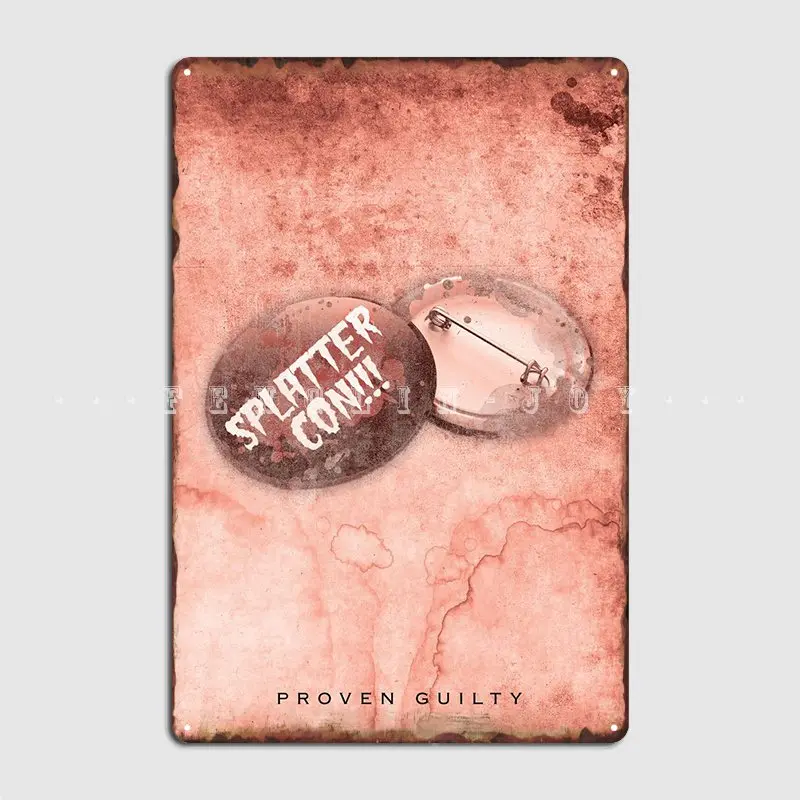

Dresden Proven Guilty Metal Sign Plates Club Bar Pub Designing Tin Sign Poster