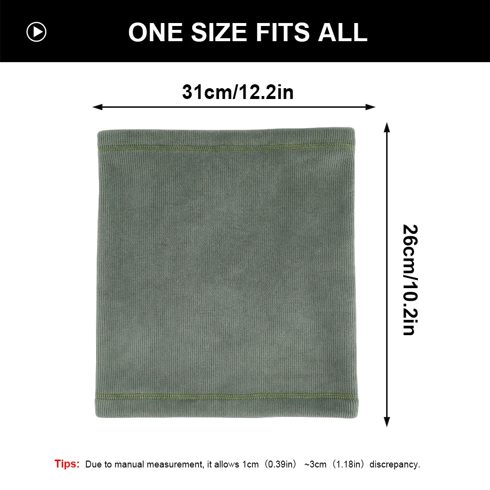 Зимний флисовый шейный обогреватель гетры трубчатый шарф катание на коньках бег