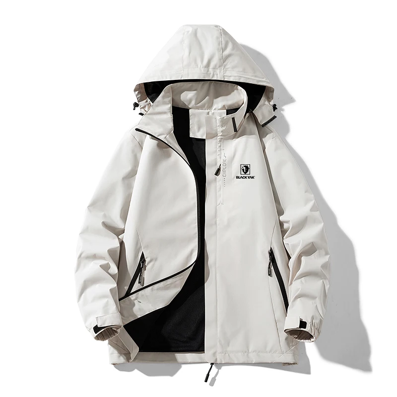 

Autumn winter light men's jacket; S jacket hooded waterproof windproof zipper outdoor fashion men's sports jacket jacket jacket