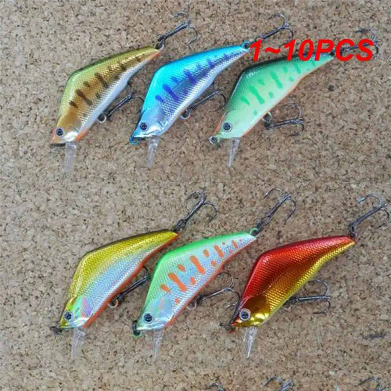 

1~10PCS 55Mm 4.7g Fishing Lure Hardcore Heavy Minnow Wobbler Sinking Jerkbait Swimbait Artificial Hard Bait Trout Bait Bass