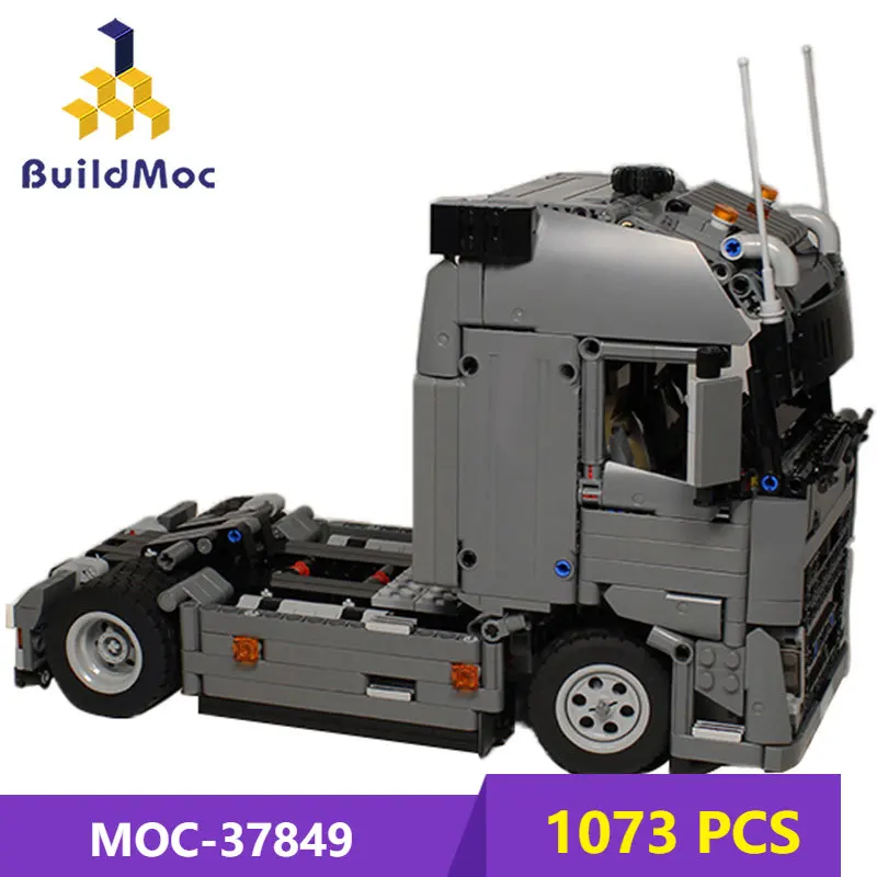 

MOC 37849 High-Tech Engineering FH Tractor Unit Building Blocks Vehicle Car Bricks Set Educational DIY Toys for Children Boys