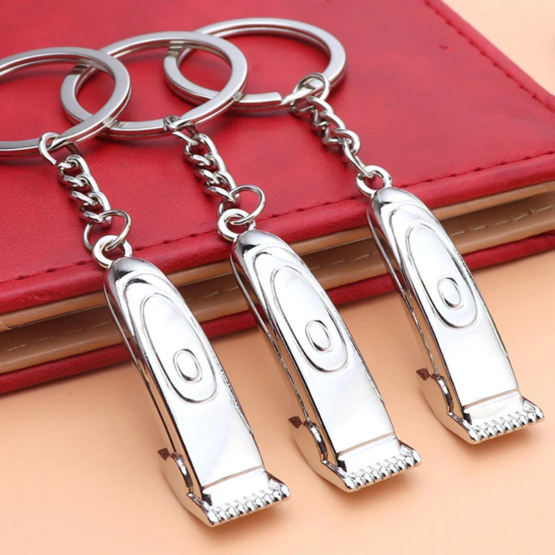 

Barber Shop Hair Dresser Keychain Scissors Hair Clipper Hair dryer keychain Shaver Pendant Keyring Hair Dresser Jewellery Gift