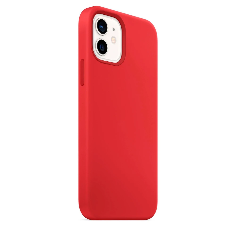 Силиконовый чехол Silicone Case для iPhone 12 Mini красный