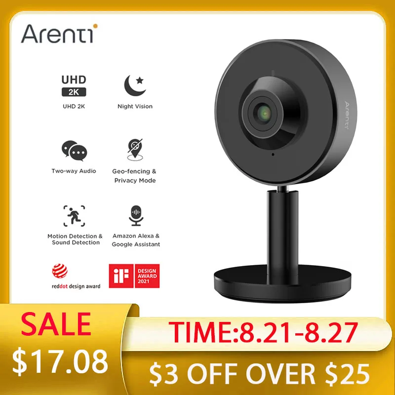 Indoor Home Security Ip Camera Wi-fi Wireless Cam Baby Monitor Night Vision 2.4 & 5ghz