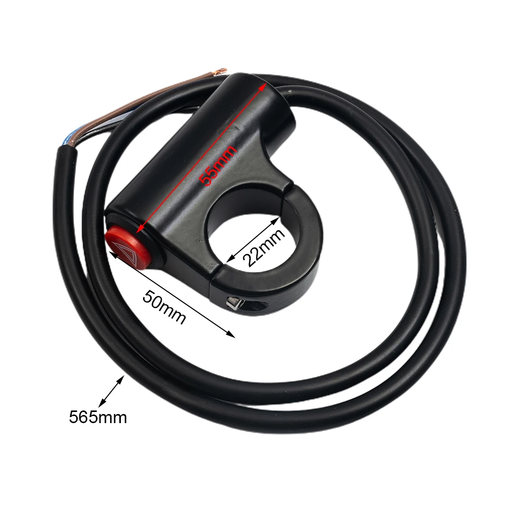 

Durable New Switch Button Switch Motorcycle Motorcycles Plastic Signal Light Truck Wizard Button Accessories Controls