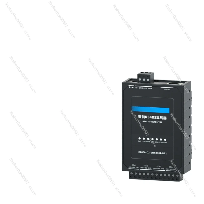 4-портовый концентратор RS485/232 1-раздельный 4-канальный распределитель усилитель