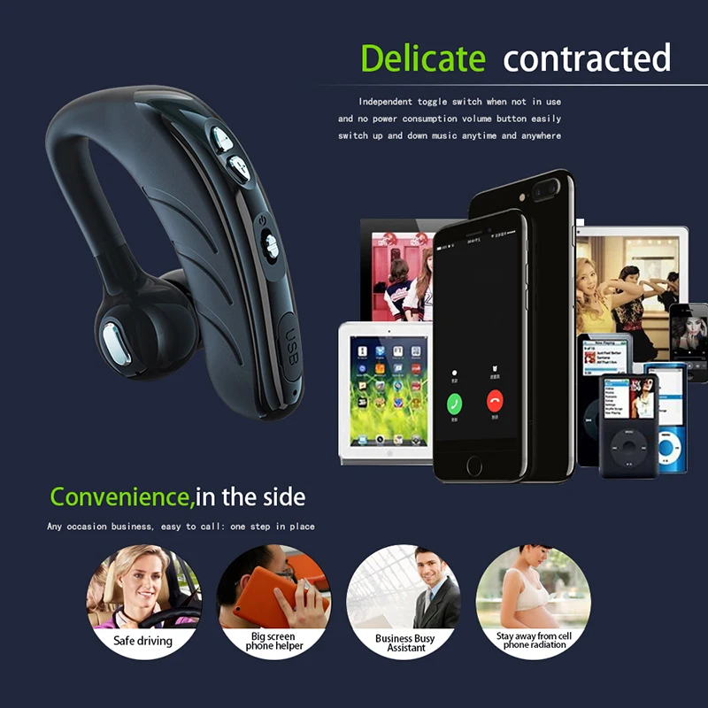 Bluetooth-наушники P13 V9 V8 с микрофоном и шумоподавлением |