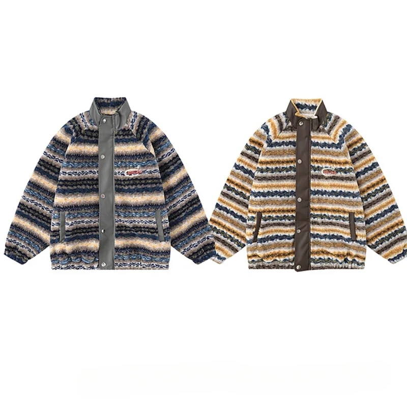 Beianji мужская куртка-пуховик ретро-дизайн с цветной полоской для пар хлопковой