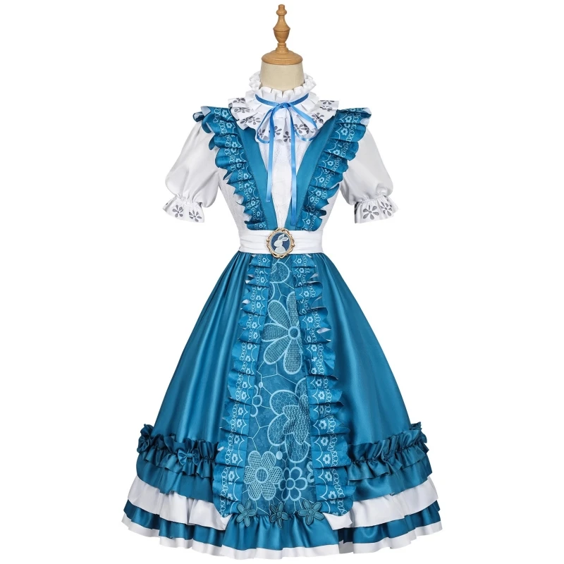 Репортер Косплей Identity V Алиса Женское Милое Платье Интерпретация Звездный Костюм