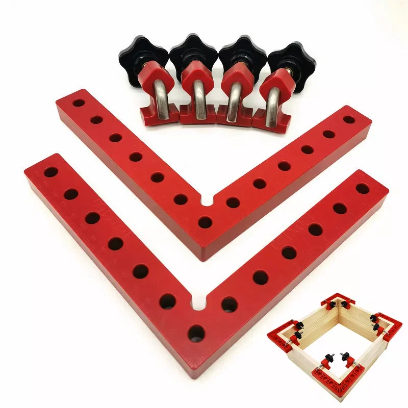 

2pc 90 Degree Right Angle Clamp Fixing Clips Picture Frame Corner Clamp Woodworking Hand Tool Furniture Repaire 120mm 160mm