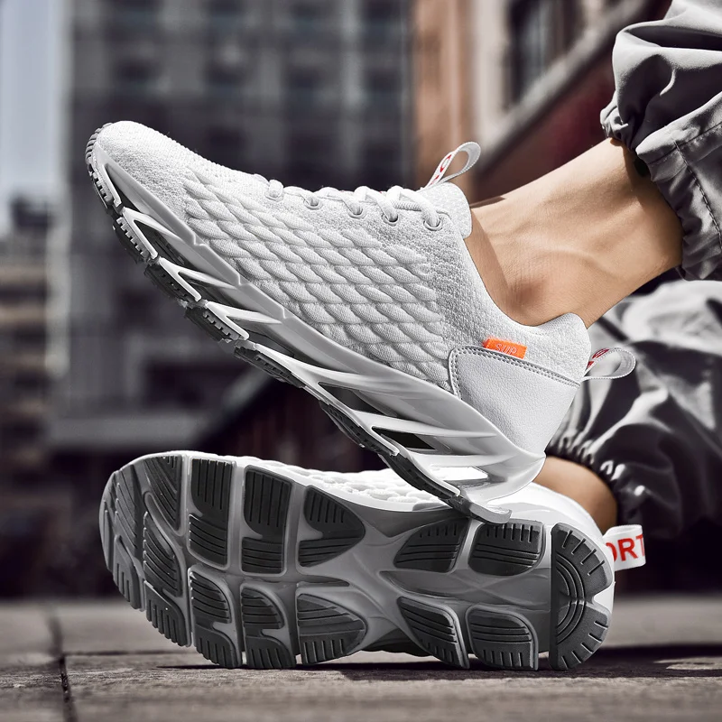 JIEMIAO New Trend Blade Men Running Shoes Men Sneakers Women Zapatos De Mujer Hombre Outdoor Fitness Training Sports Shoes