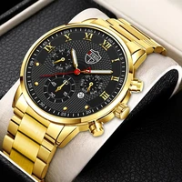 reloj hombre 2022 luxury men sports watches fashion mens business stainless steel quartz watch luminous clock relogio masculino