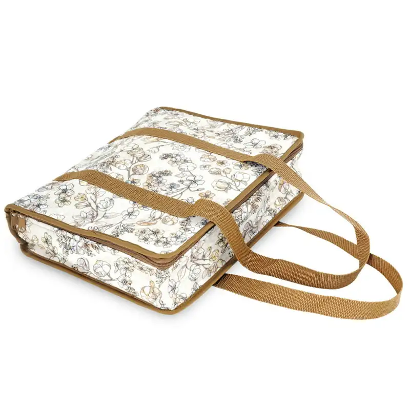 

Project Organizer Bag, Beige Floral