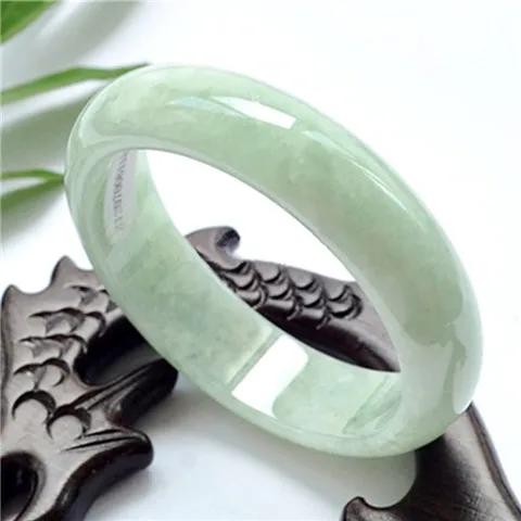 

Genuine Jade Bracelet Emerald Jade Bracelet Women's Natural A Grade Light Green Jade Jade With Certificate