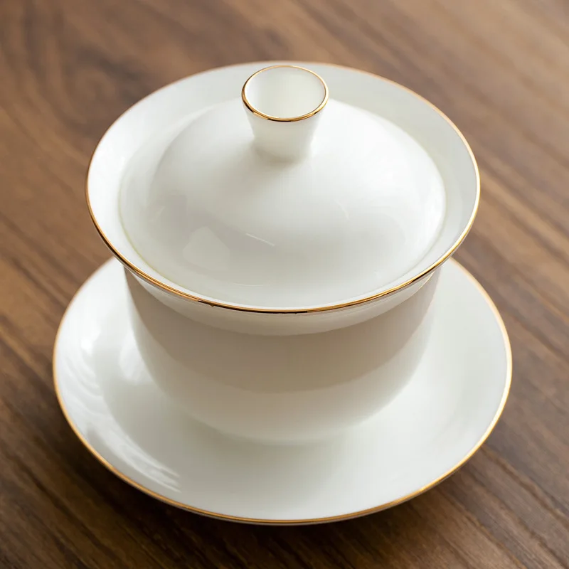 Миска с нефритом для овец Dehua миска покрытием из тонких шин домашнего и