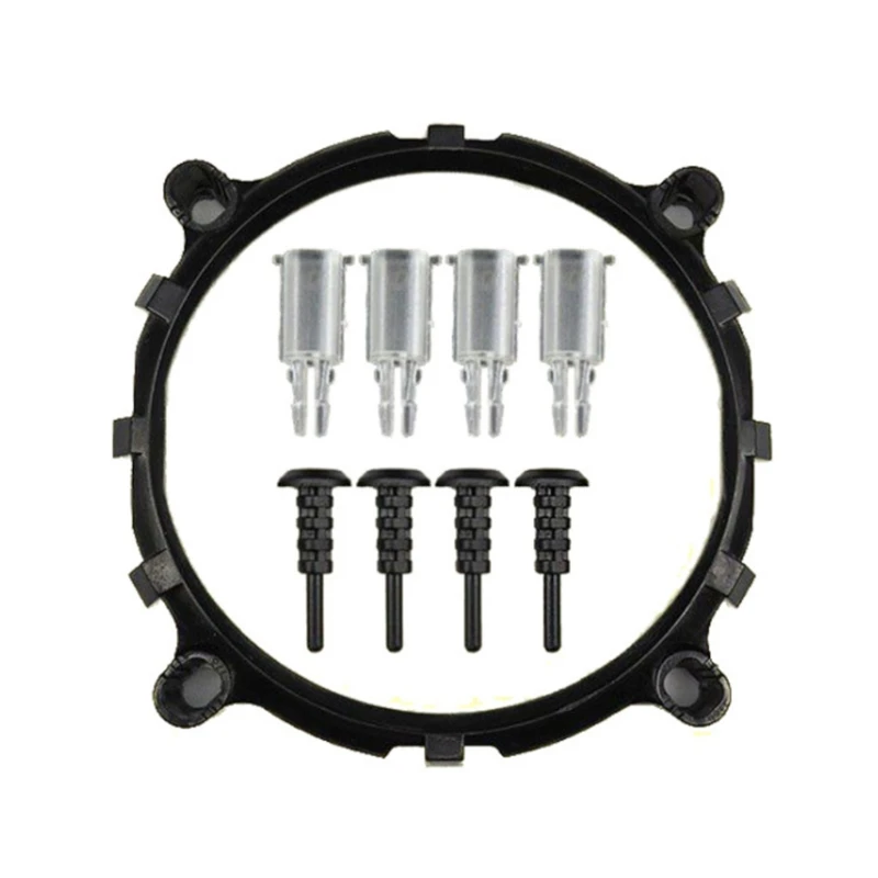 

Retention Bracket Coolers,Mounting Bracket Kit CPU Fan Bracket Heatsink Radiator Mount Back Plate for LGA775/1150/1155 QXNF