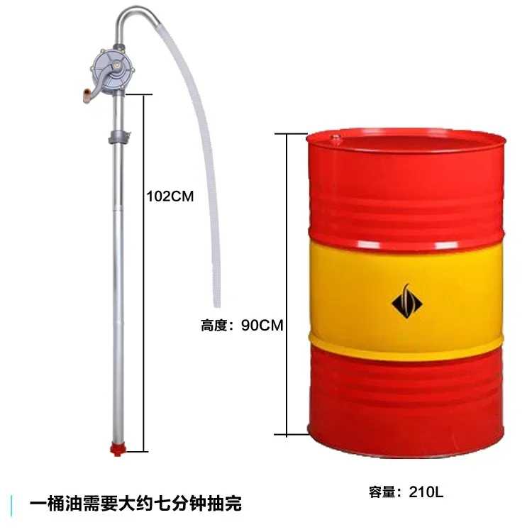Полностью алюминиевый 25 мм ручной насос портативный Номинальный расход: 3