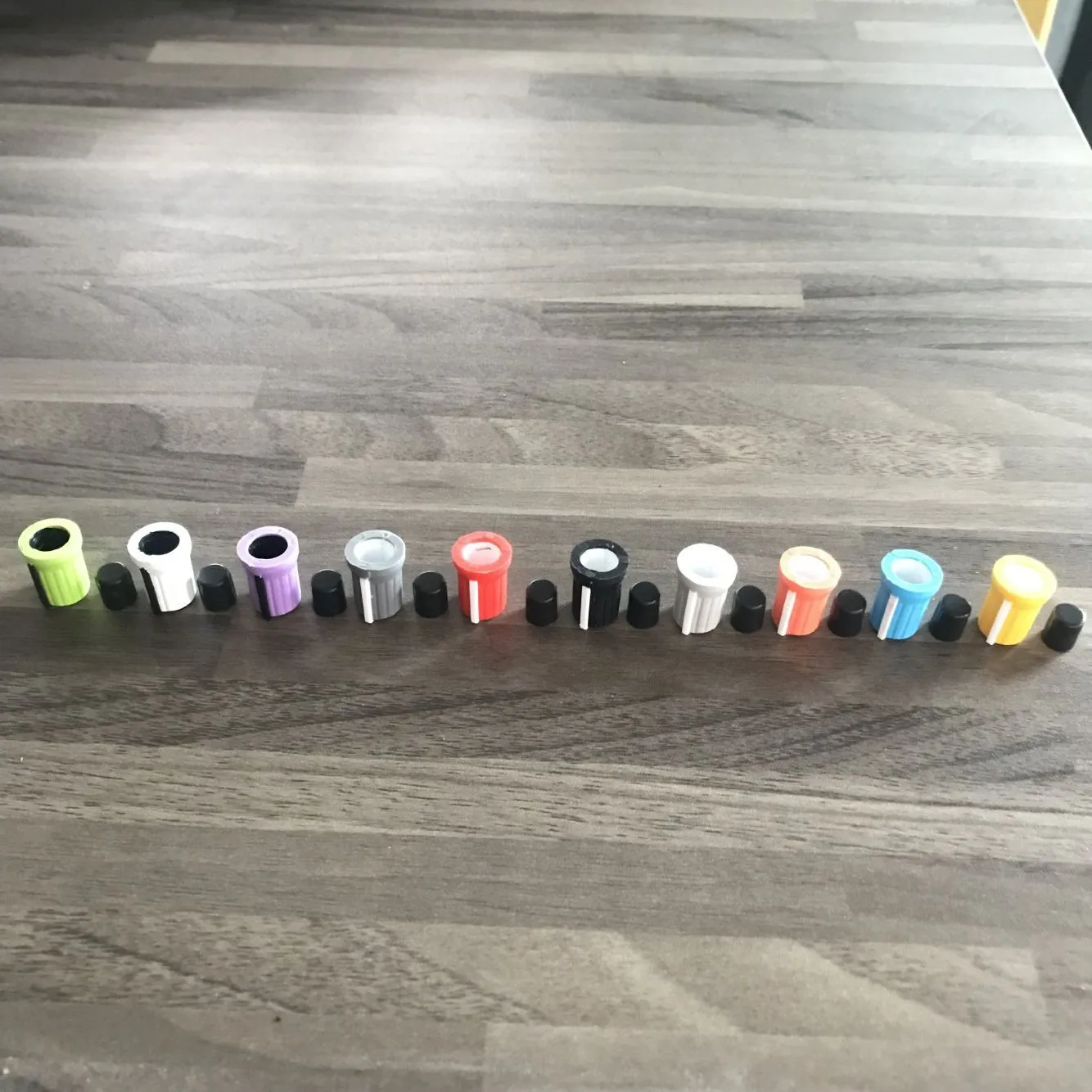 Вращающаяся ручка управления 100 шт./лот белый цвет подходит для Pioneer XDJ-RX R1 RZ AERO DJM-T1