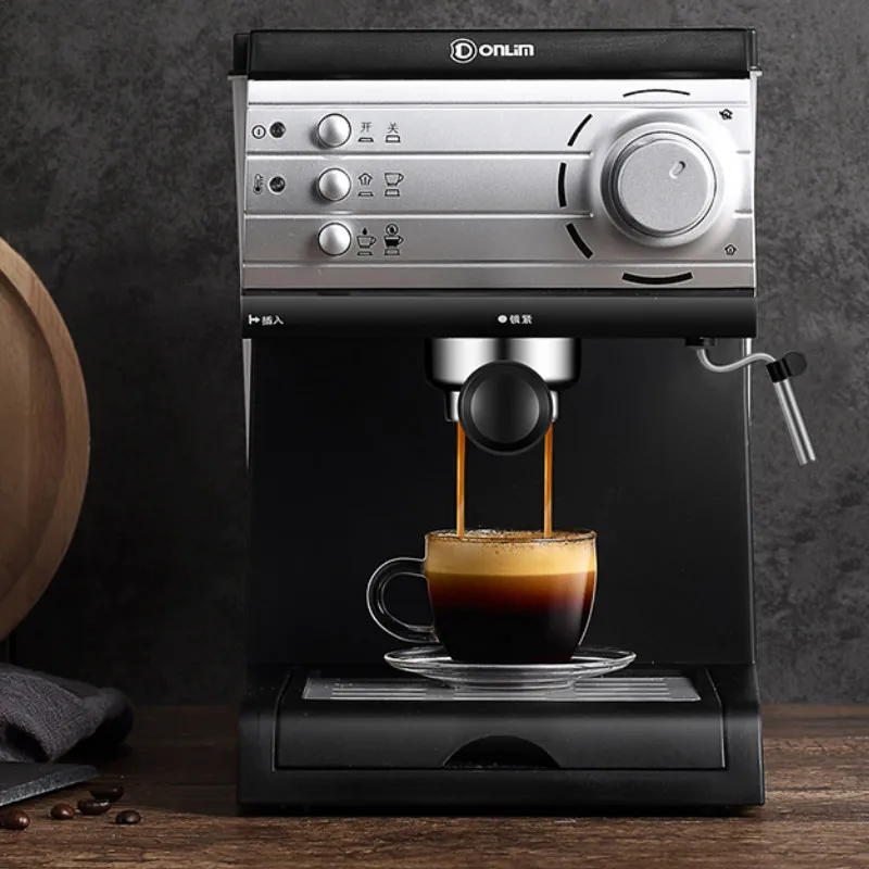 

Electric Espresso Coffee Maker Semi-automatic Cafetera Machine Cappuccino Latte Macchiato Mocha Milk Frother Tool