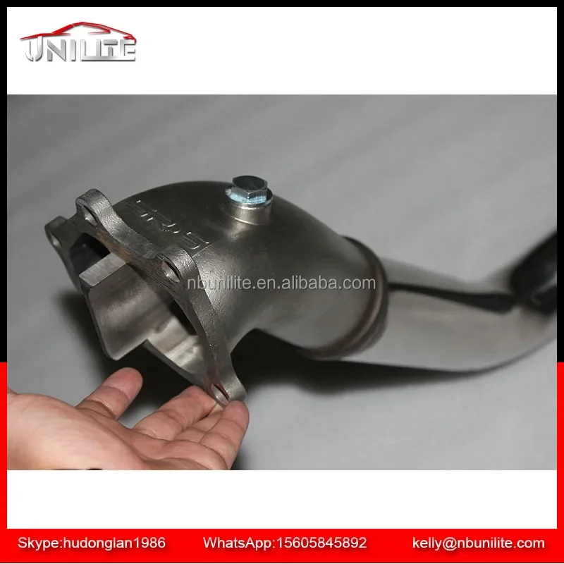 Подходит для S*UBARU WRX/STI 2008-2012 3-дюймовая спусковая трубка с лацканами без косточек