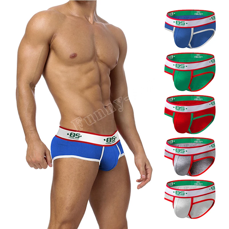 0850 Brand Sexy Briefs Men Underwear Cotton Breathable Comfortable Underpants Cueca Masculina Slip Homme Male Panties Men Briefs