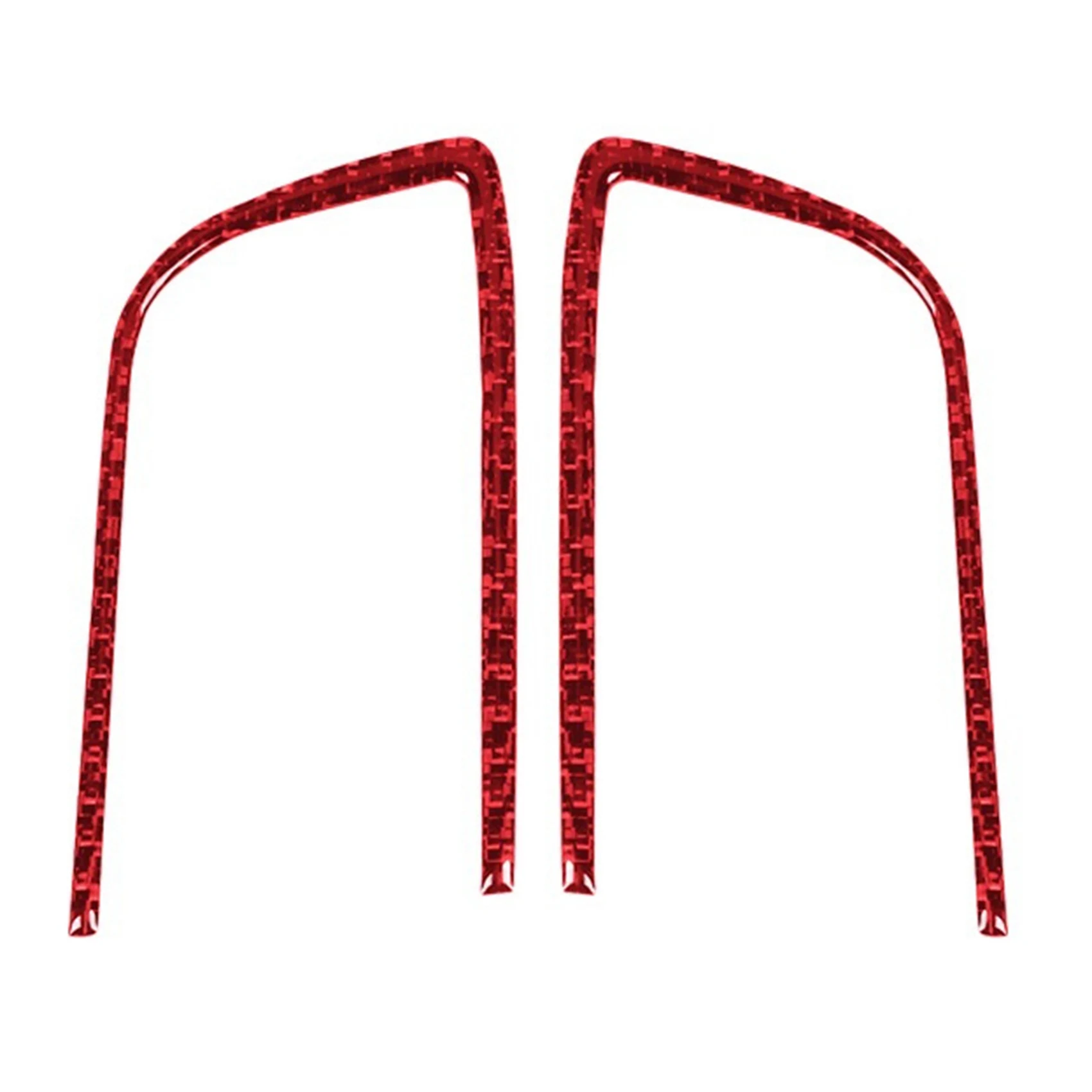 

Красная наружная задняя противотуманная фара из углеродного волокна для автомобиля, отделка для Toyota Land Cruiser Prado 2010-2018