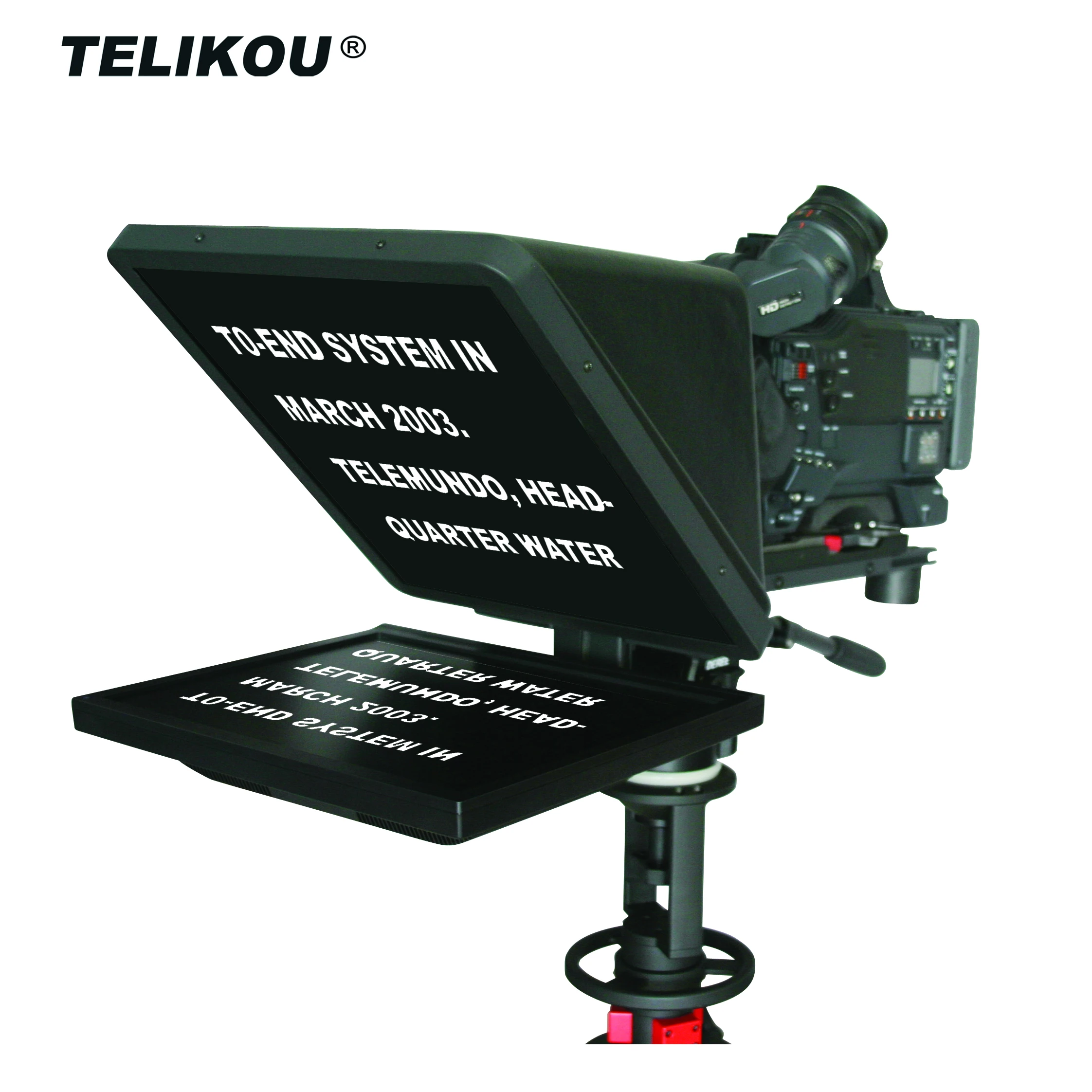

Telikou TF-17 17 inch studio teleprompter for school projects and presentations