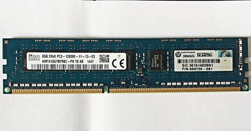 

RAM smart memoryCertified GEN8 G8 server memory 8G DDR3 1600 pure ECC