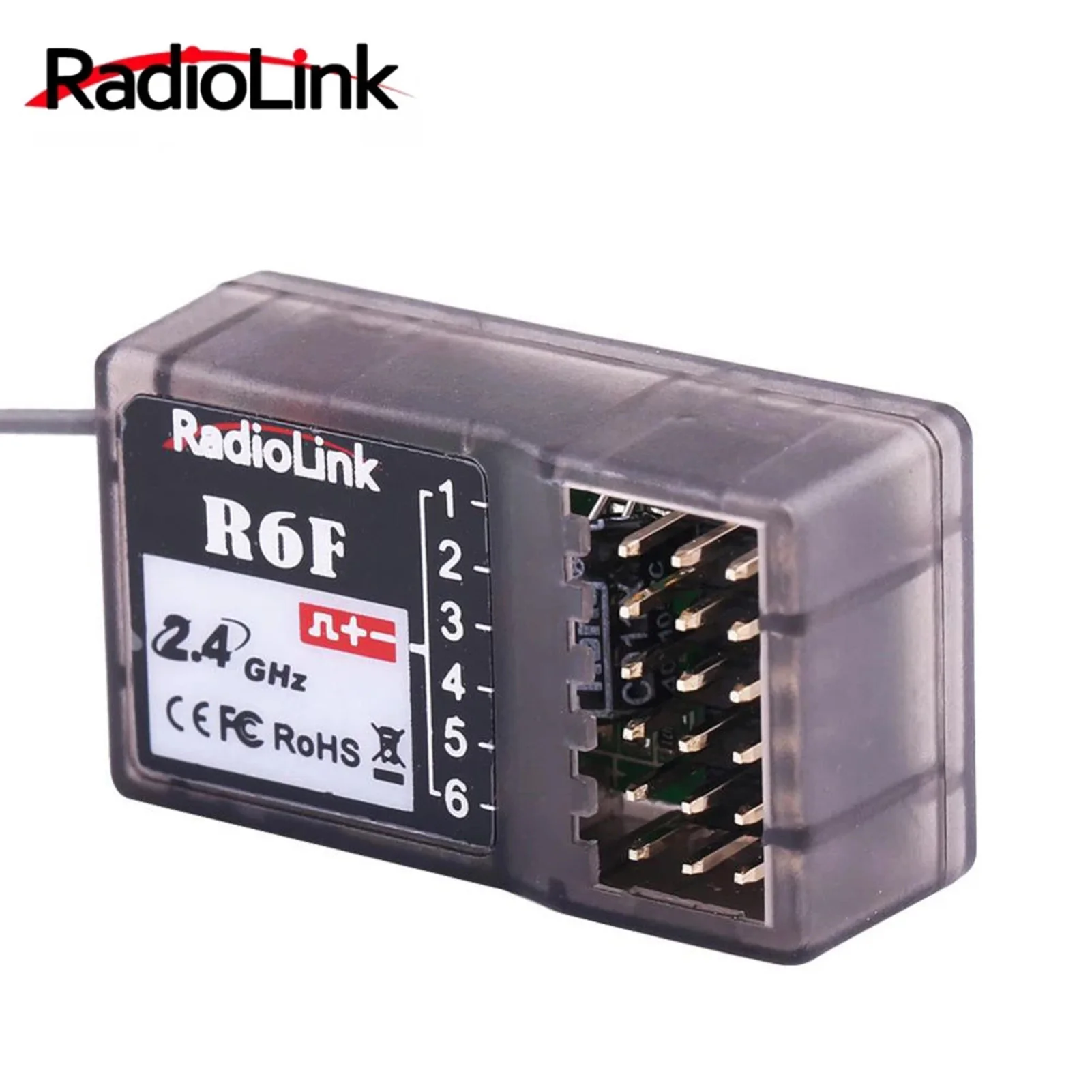 RadioLink R6F V2 2 4 ГГц 6CH радиоуправляемая модель для передатчика RC6GS RC4GS RC3S RC4G T8FB |