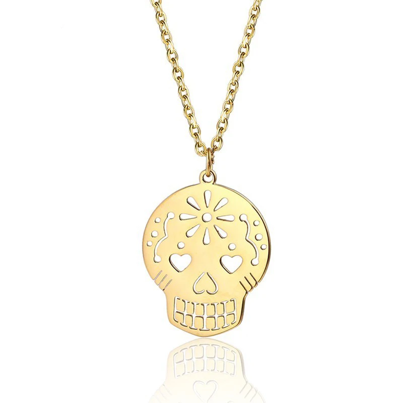 Маска сахарного черепа из нержавеющей стали