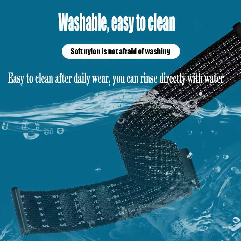 20mm Universal Kids Smart Sport Watch Band nylon Strap Adjustable Wristwatch Replacement Strap comfortable Children Watch Straps