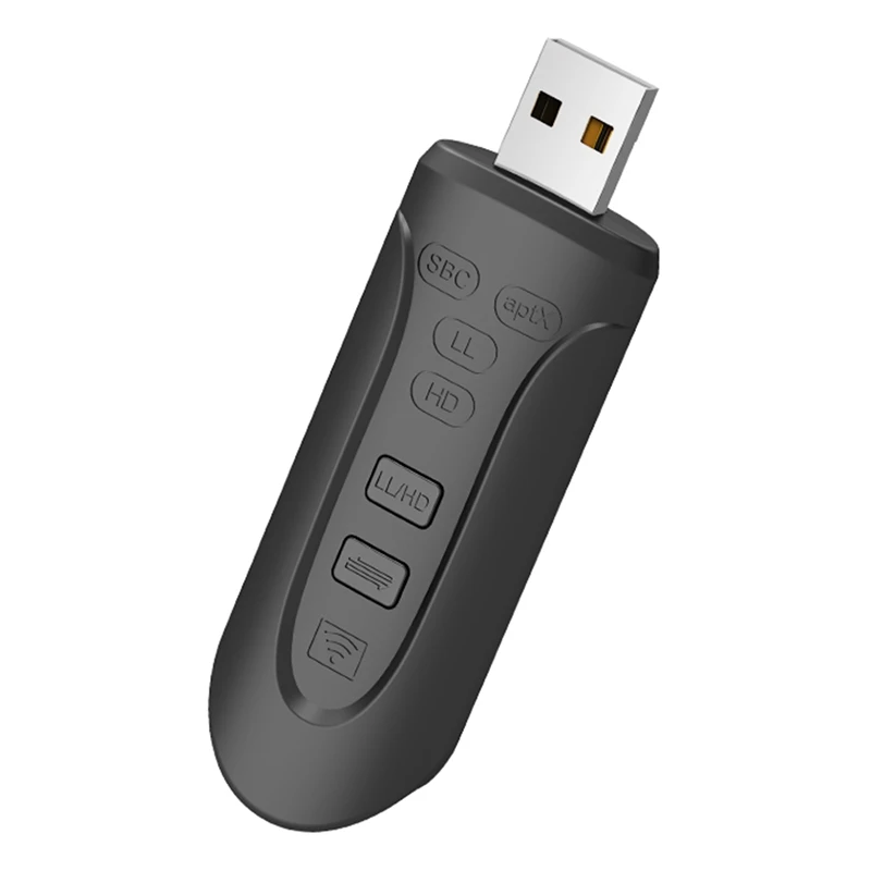 Bluetooth 5 0 адаптер передатчика Aptx с низкой задержкой для ТВ компьютера беспроводной