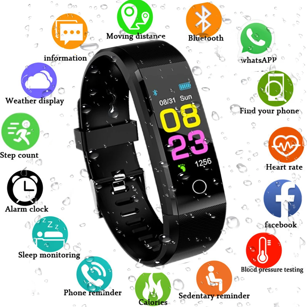

Smart Watch Men Women Bluetooth Blood Pressure Waterproof Calories Finess Smartwatch New 2022 Android IOS Relojes Inteligentes