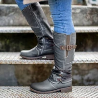 women mild calf boot woman boots female fashion 2022 new autumn winter platfrom high boots womens shoes ladies big size 43