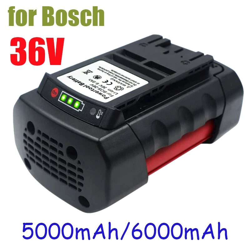 

Marke Neue 36V 5,0 Ah/6,0 Ah Li-Ion Ersatz Akku Pack Für Neger Power Tool BAT810 BAT836 BAT838 BAT840