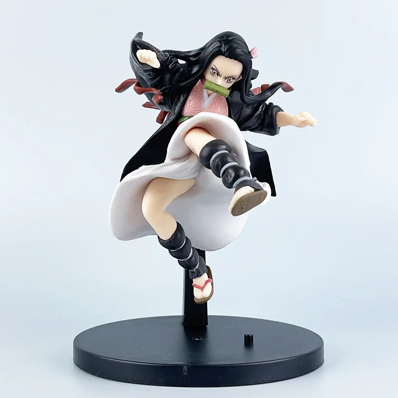 

Anime Demon Slayer Kamado Nezuko Battle Kick Fighting PVC Action Figure Cartoon Collection Model Toy Kids GIft Brinquedos