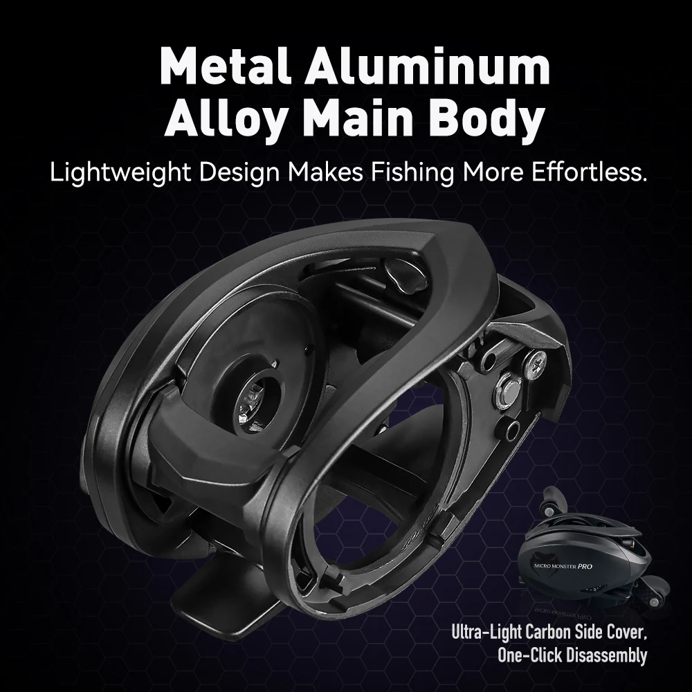 Рыболовная катушка KINGDOM Micro Pro для заброса приманки передаточное соотношение 7 6: 1