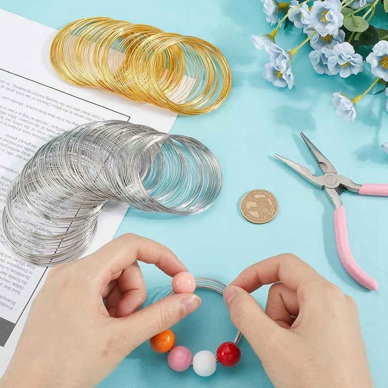 200-петли браслет из проволоки памяти объемные ювелирные изделия проволока