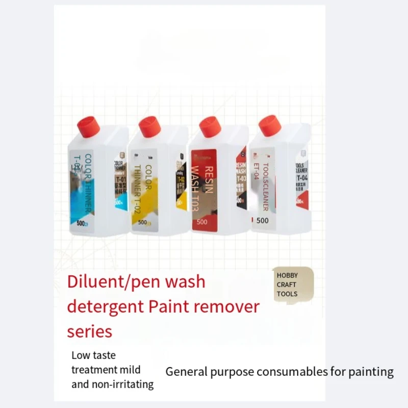 Hobby MIO HMT01-04 500мл очиститель для инструментов краски смолы более тонкий и сухой