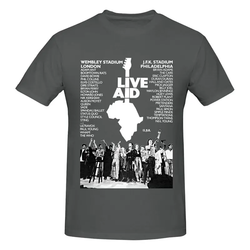Футболка Live Aid Queen Freddie Mercury богемная футболка с изображением Давида рапсоди