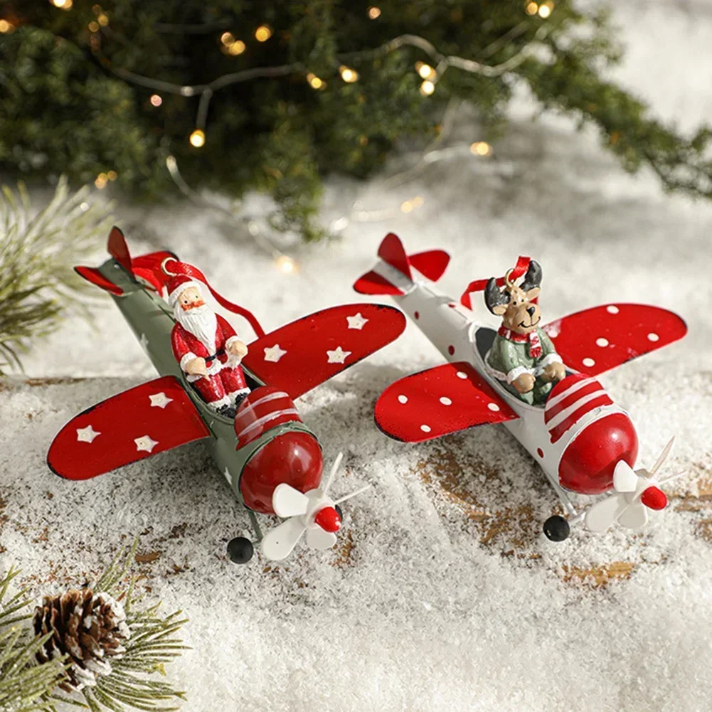 Рождественский Клаус Самолет Висит Рождественская Елка Подвеска Украшения