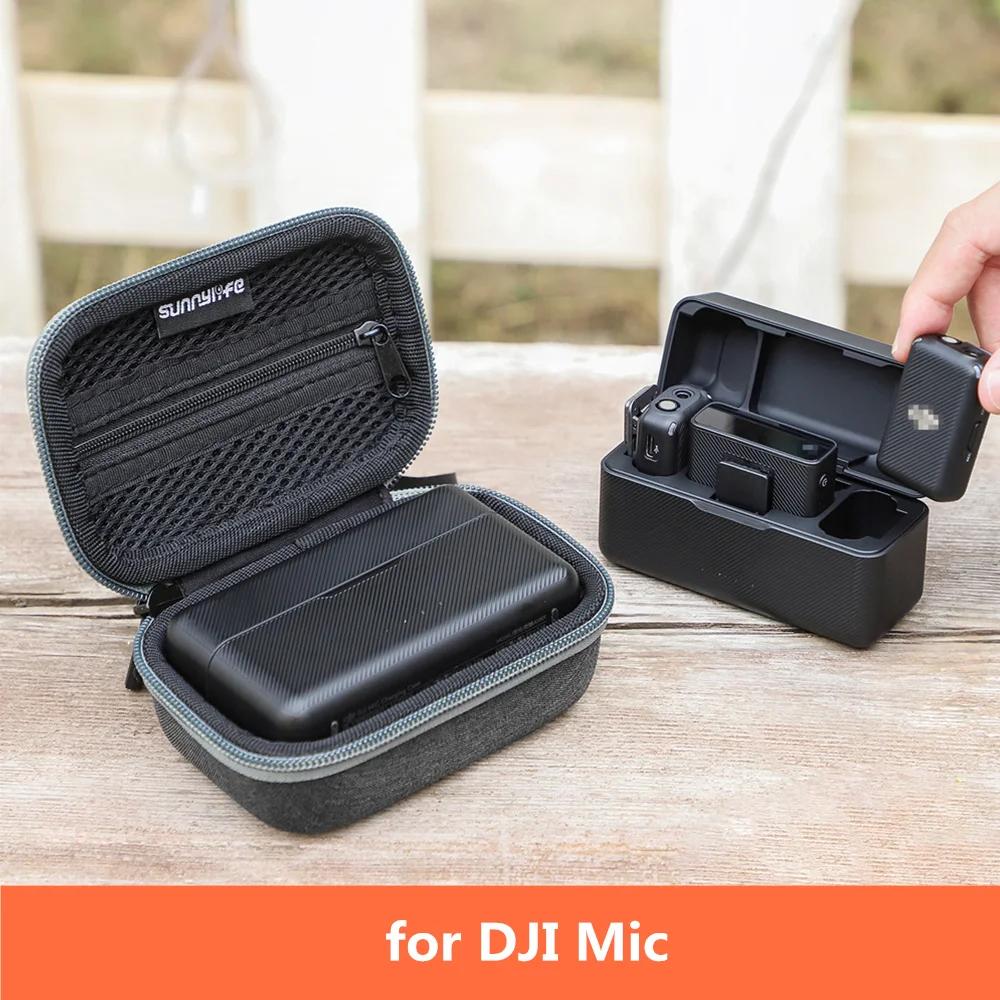 

Mini Hard Case Wireless Microphone Carrying Case Storage Bag Outdoor Traveling Vlog Accessories for DJI Mic